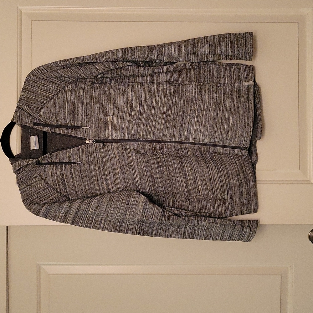 Gray Columbia zip-up hoodie
